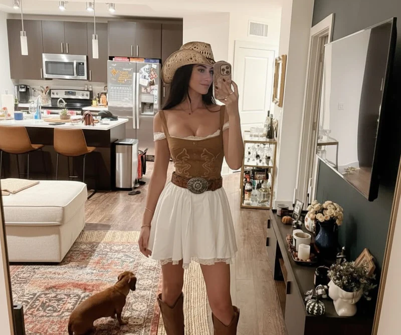 Westyn customer wearing the belt